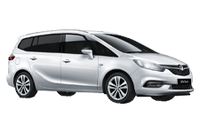 Car Hire Northwich - Vauxhall Zafira 7-Seater - Minibus hire Northwich
